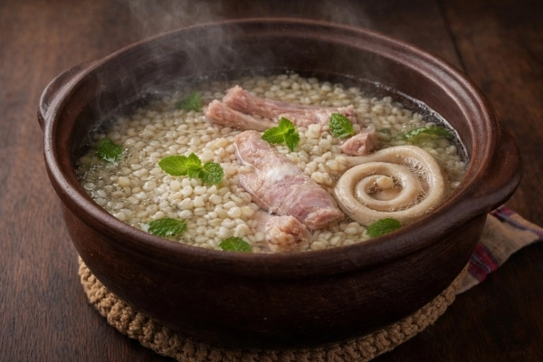 Sopa de mote - Preparación - Paso 1